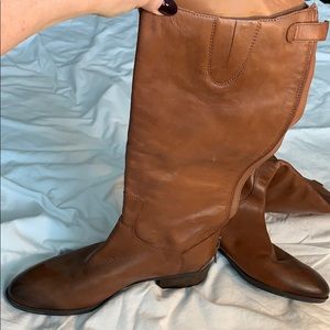 New Sam Edelman soft leather tan brown boots 12M